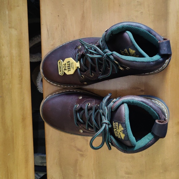 Nwt Georgia Boots Giant Brown Steel Toe Size 8.5 - Picture 6 of 13